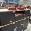 Metallo tv-dressoir, metaal + eikenhout - Afbeelding 6