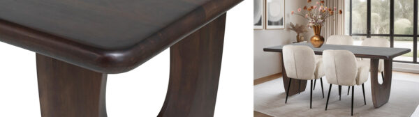 Handai eettafel, walnut - Afbeelding 15