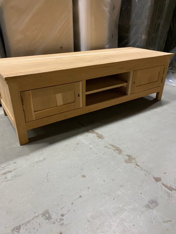 Massief eiken tv-dressoir - Afbeelding 2