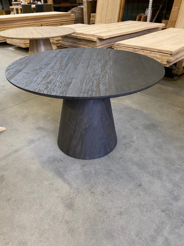 Tigo eettafel rond, kleur donkerbruin