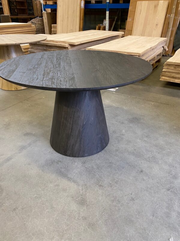 Tigo eettafel rond, kleur donkerbruin - Afbeelding 5