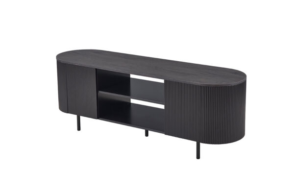 Lagos tv-dressoir , kleur donkerbruin - Afbeelding 8