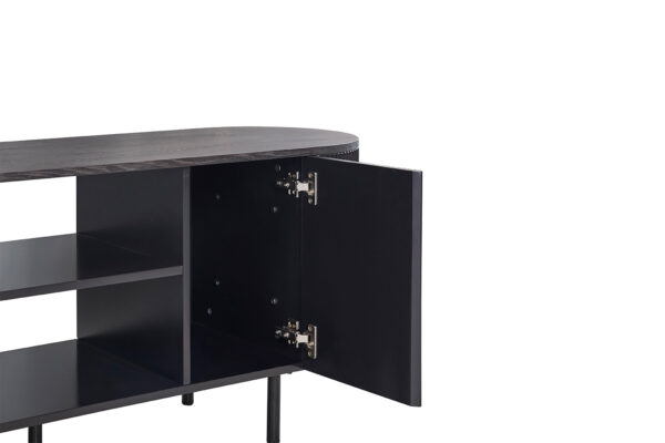 Lagos tv-dressoir , kleur donkerbruin - Afbeelding 7