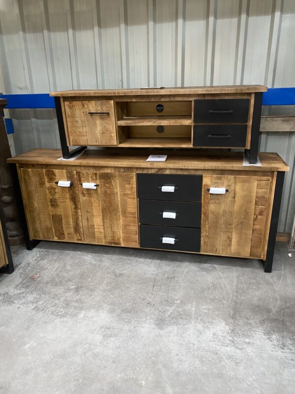 San Remo tv-dressoir, mangohout - Afbeelding 8