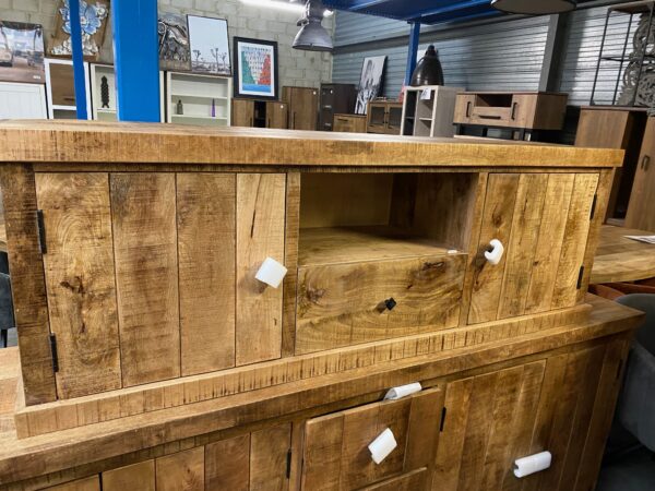 Verona tv-dressoir, mangohout - Afbeelding 2