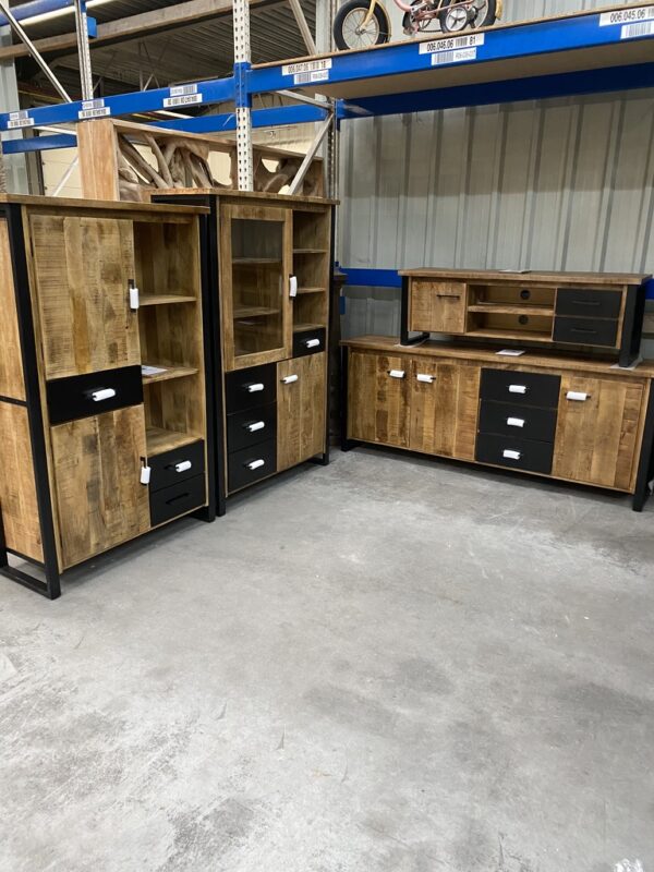 San Remo tv-dressoir, mangohout - Afbeelding 3