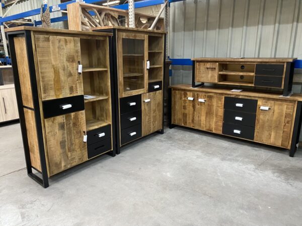 San Remo tv-dressoir, mangohout - Afbeelding 2